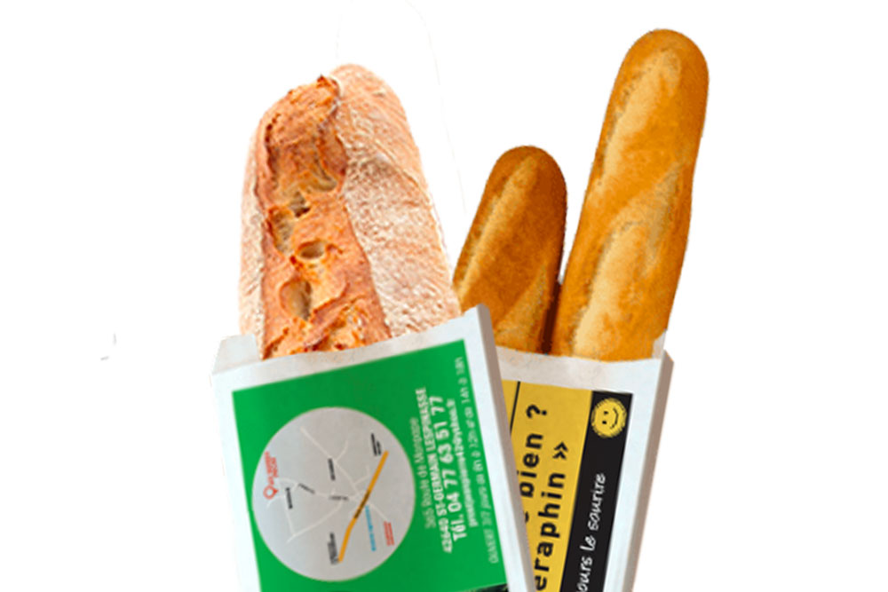 Sac à pain une et deux baguettes