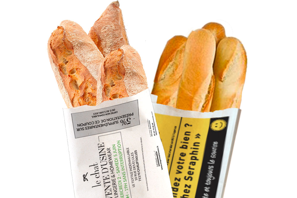 Sac à pain trois et quatres baguettes